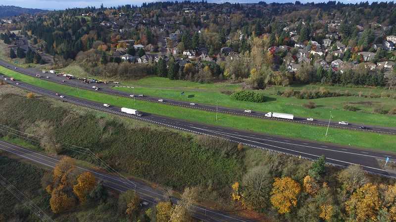 Tolling of I-205 is set to begin in 2024. Photo courtesy Pamplin Media Group.