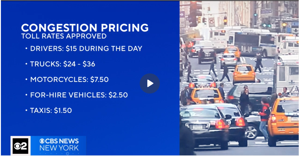 New York City makes history as first American city to charge congestion toll with $15 fee to enter Manhattan